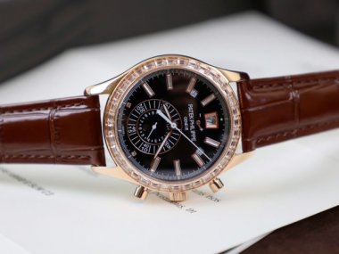 Patek Philippe Replica Watch Complications 5961R Dial Black TW Factory 40.5mm