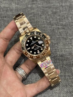 Rolex GMT-Master II 126715CHNR Replica Watch Root Beer Clean Factory 40mm