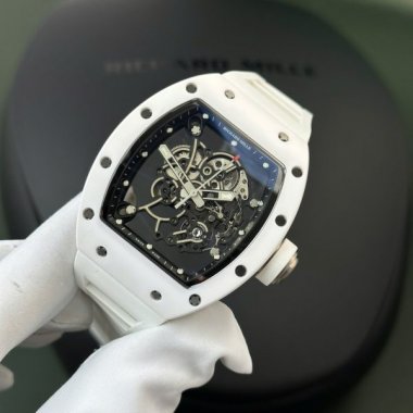 Richard Mille RM055 Bubba Watson Best Replica Watch White Ceramic BBR Factory 42,7×49,7