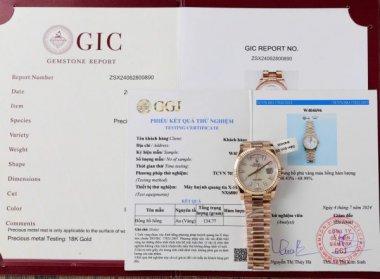 Rolex Day-Date Dial Mother Of Pearl Best Replica Watch Custom Gold Wrapped 36mm