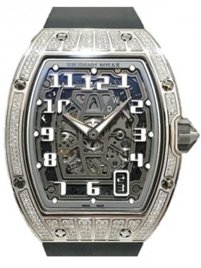 Richard Mille RM67-01 Skeleton Dial Ultra-Thin Customs Natural Diamonds Best Refined 38.7mm