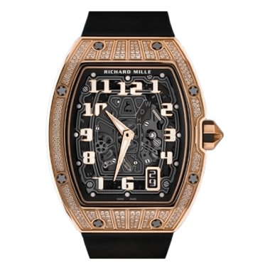 Richard Mille RM67-01 Skeleton Dial Ultra-Thin 18K Gold Wrapped & Natural Diamonds Best Refined 38.7mm