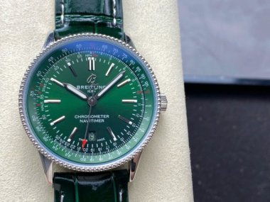 Breitling Navitimer A17326361L1P1 Green Dial Best Replica Watches BLS Factory 41mm