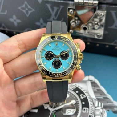 Rolex Cosmograph Daytona 126518LN Copies Watches Turquoise Blue Lacquer Dial THB Factory 40mm