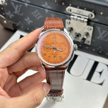 Breitling Premier B01 Chronograph Replica Watch Dial Orange BLS Factory 42mm