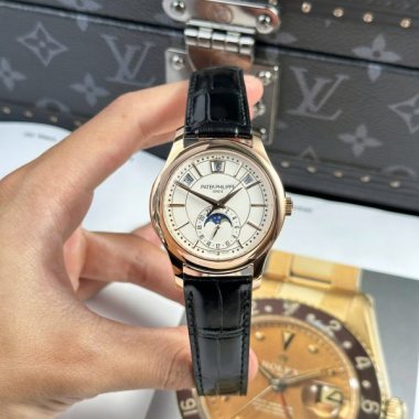 Patek Philippe Complications 5205R Replica 1:1 Watch Leather Strap 40mm