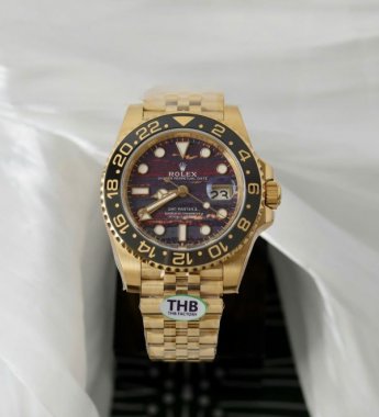 Rolex GMT-Master II 126718GRNR Replica Watch Tiger Eye Stone Dial THB Factory 40mm