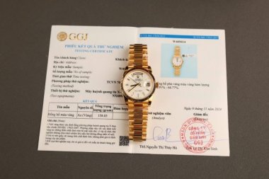 Rolex Day-Date Replica Watch Dial Mother Of Pearl Custom Gold Wrapped 36mm