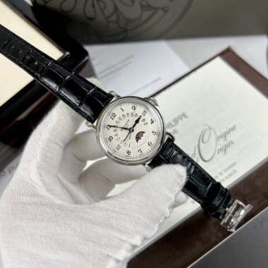 Patek Philippe Replica Watches Grand Complications 5159G White Dial 38mm