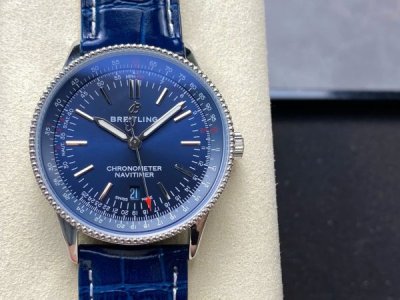 Breitling Navitimer Best Replica Watches Blue Leather Strap BLS Factory 41mm