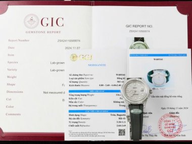 Rolex Yacht-Master Replica Watch Full Diamond Moissanite Rubber Strap 42mm