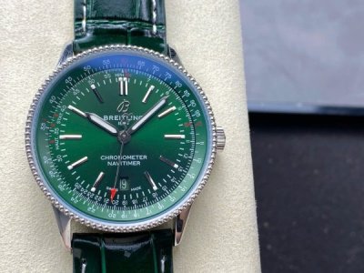 Breitling Navitimer A17326361L1P1 Green Dial Best Replica Watches BLS Factory 41mm