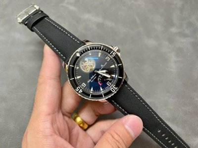 Blancpain Fifty Fathoms Tourbillon 8 Jours Best Replica Watches Black Dial YS Factory 45mm