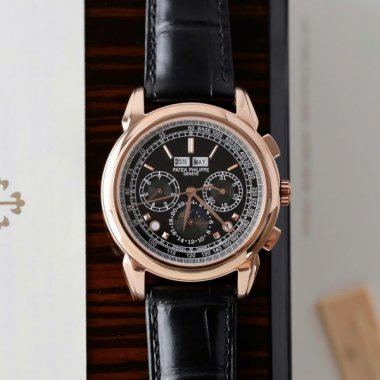 Patek Philippe Grand Complications 5270J Leather Strap Fake Watch 41mm