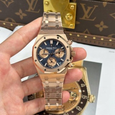 Audemars Piguet Replica Watch Royal Oak Chronograph 26239 Blue Dial New 2025 APS 41mm