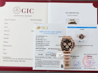 Rolex Daytona Copies Watch Custom Gold Wrapped 18K + Movement Calibre 4131 40mm