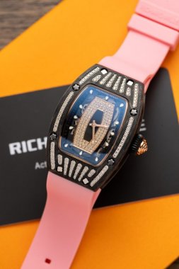 Richard Mille RM07-01 Replica Watch Carbon With Stone 36mm
