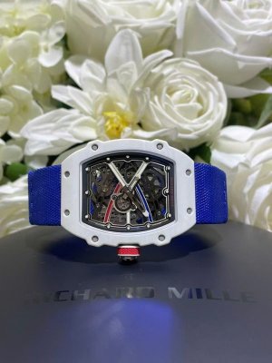 Richard Mille Best Replica Watch RM67-02 White Carbon Weight 37 Grams 38.7×47.52mm